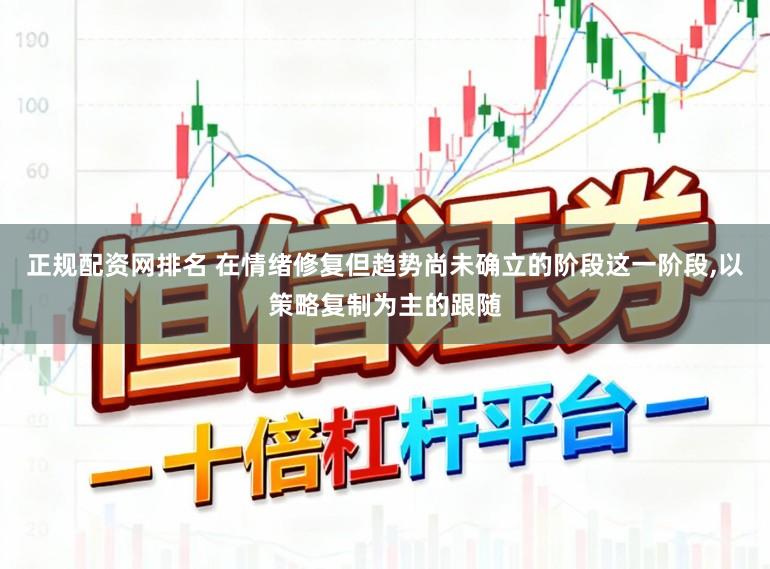 正规配资网排名 在情绪修复但趋势尚未确立的阶段这一阶段,以策略复制为主的跟随