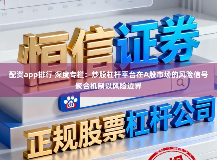 配资app排行 深度专栏:炒股杠杆平台在A股市场的风险信号聚合机制以风险边界