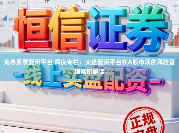 免息股票配资平台 深度专栏:实盘配资平台在A股市场的风险管理案例解读