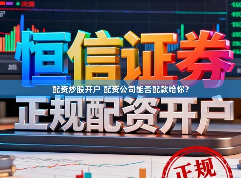 配资炒股开户 配资公司能否配款给你？