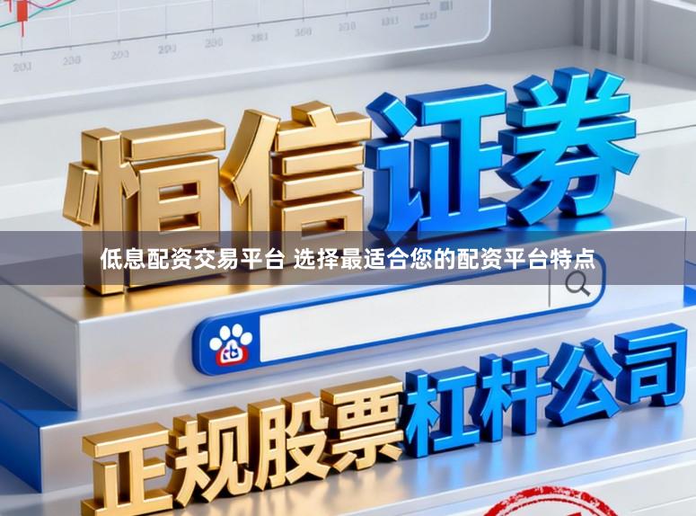 低息配资交易平台 选择最适合您的配资平台特点